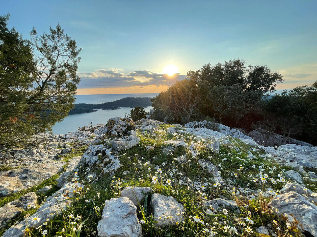 Veliki Gradac in early spring on Mljet island