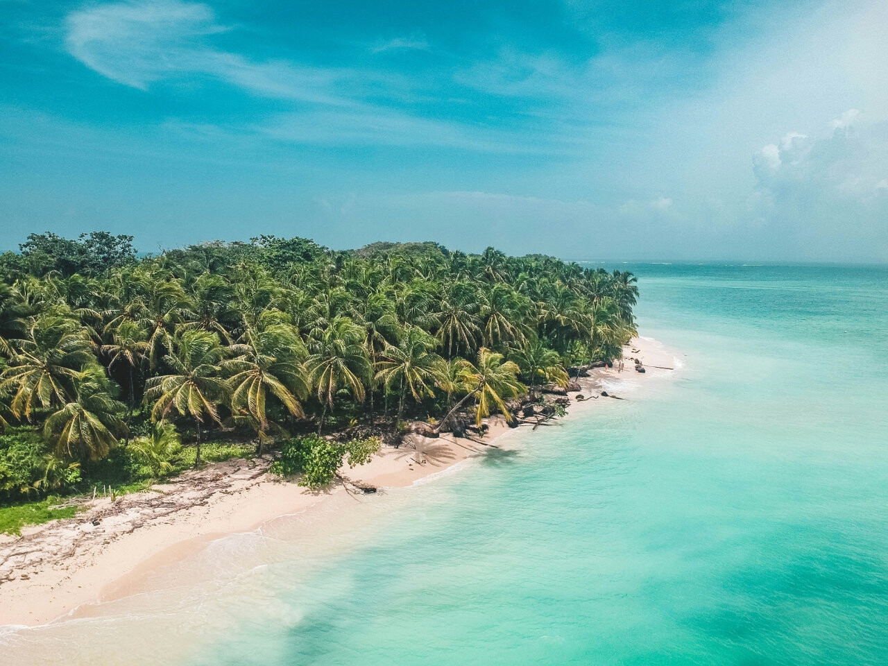 Beach in San Blas Islands, Panamá