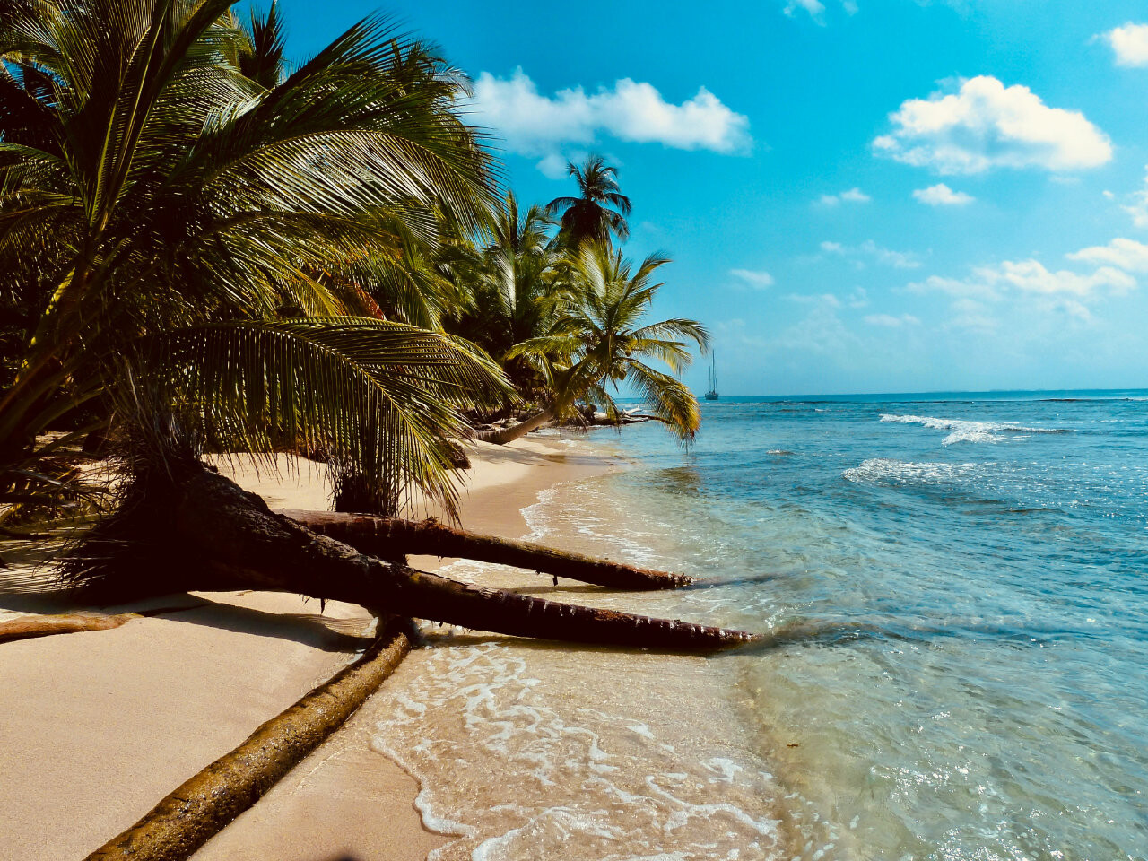 Beach of San Blas Islands, Panama