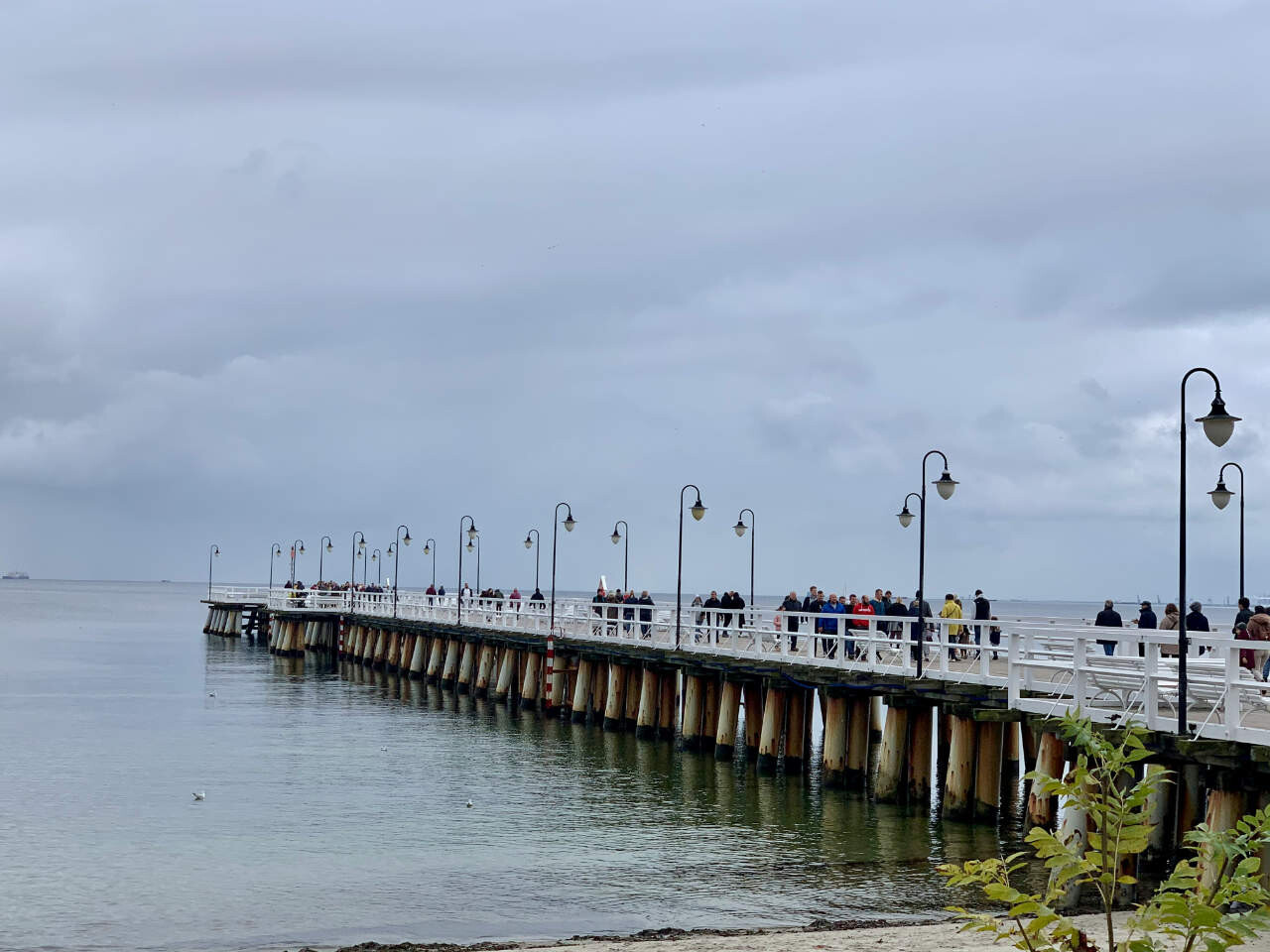 Pier in Orłowo, Gdynia, Poland