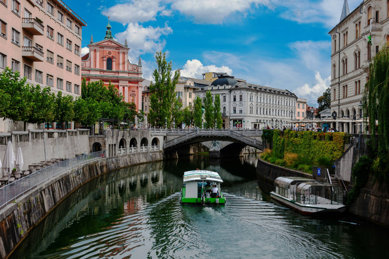 Canal in Ljubljana