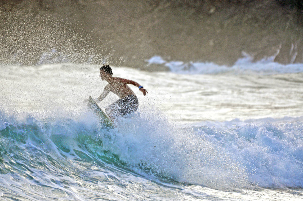 Surfing in BVI