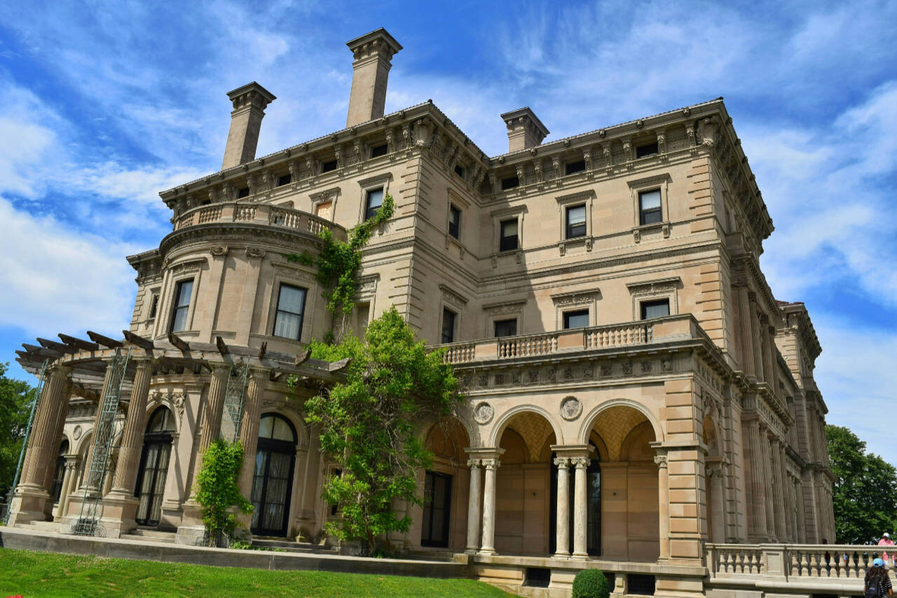 Breakers Mansion in Newport, Rhode Island.