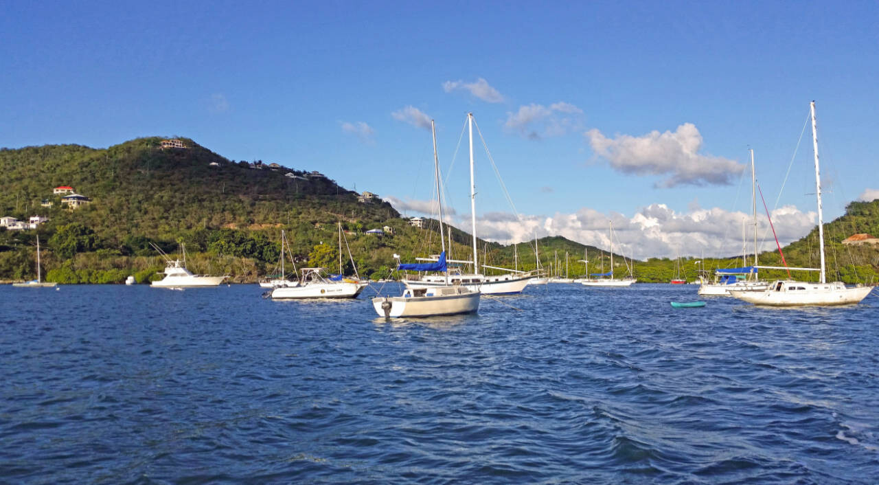 Boats in Tortola