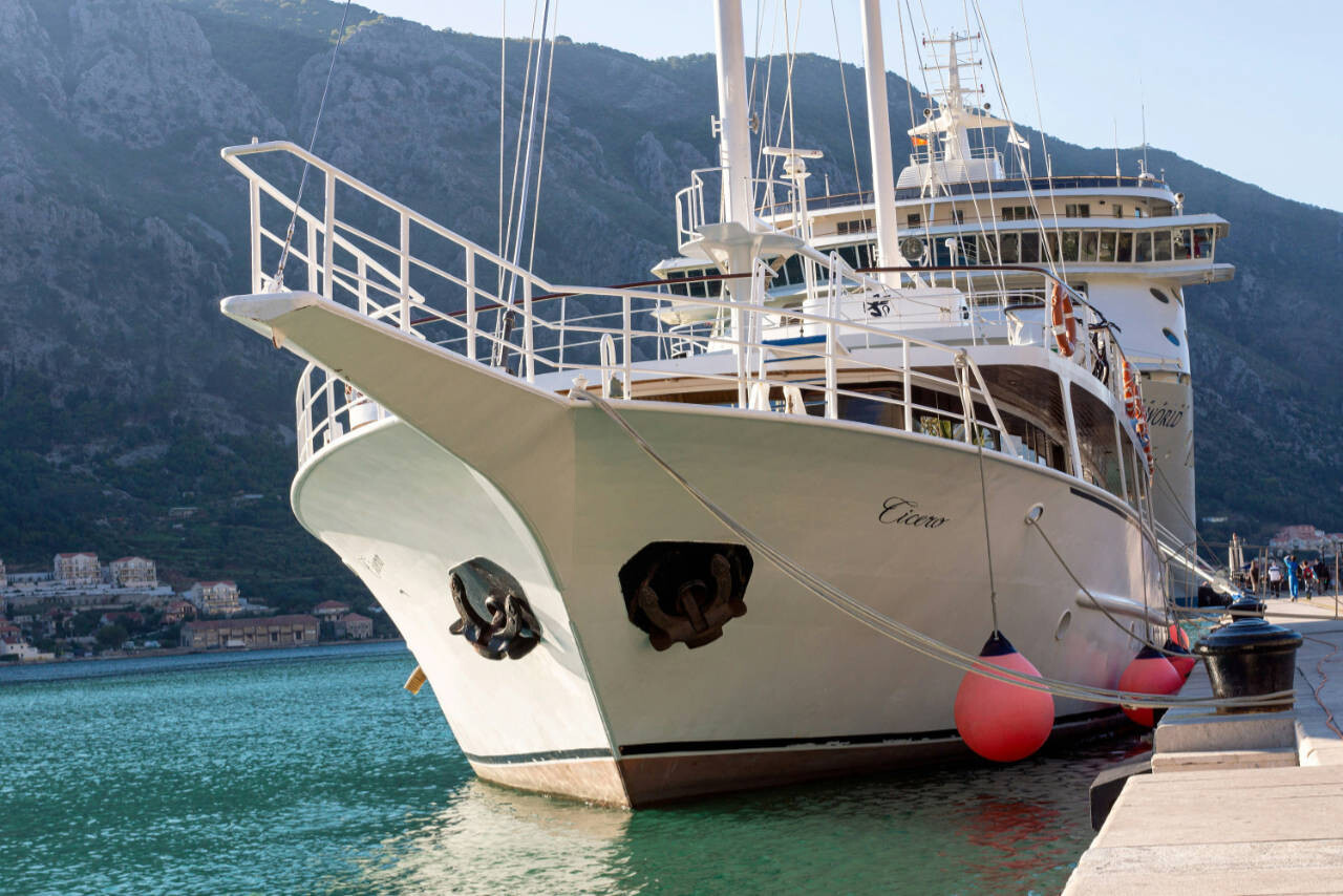 Boat in Kotor, Montenegro