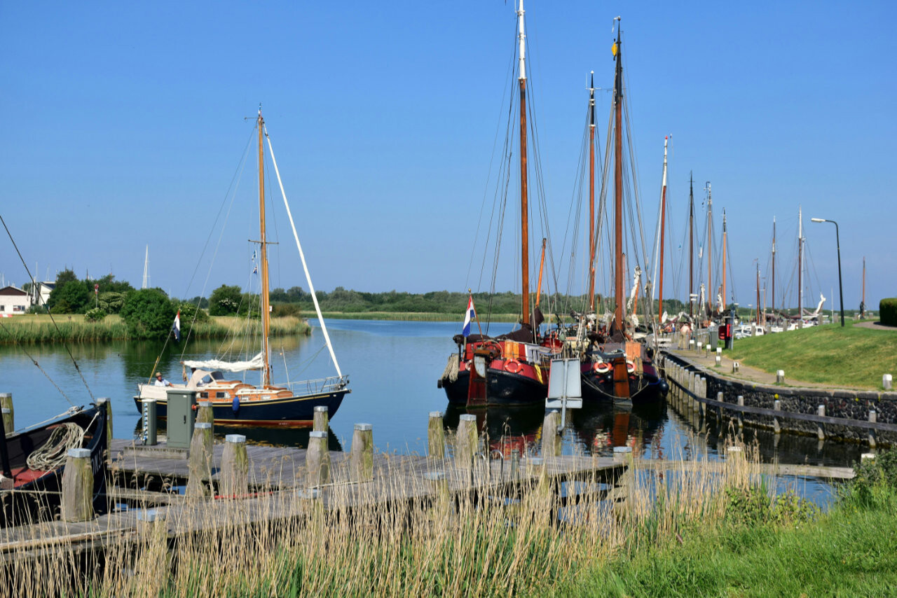 Boats in Makkum Netherlands