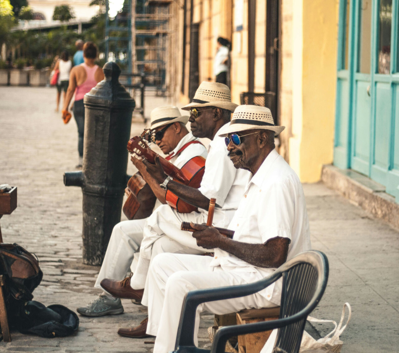 Three musicians