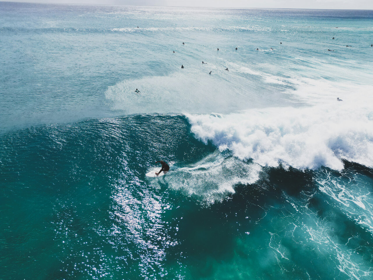 Surfing in Fuerteventura, Spain