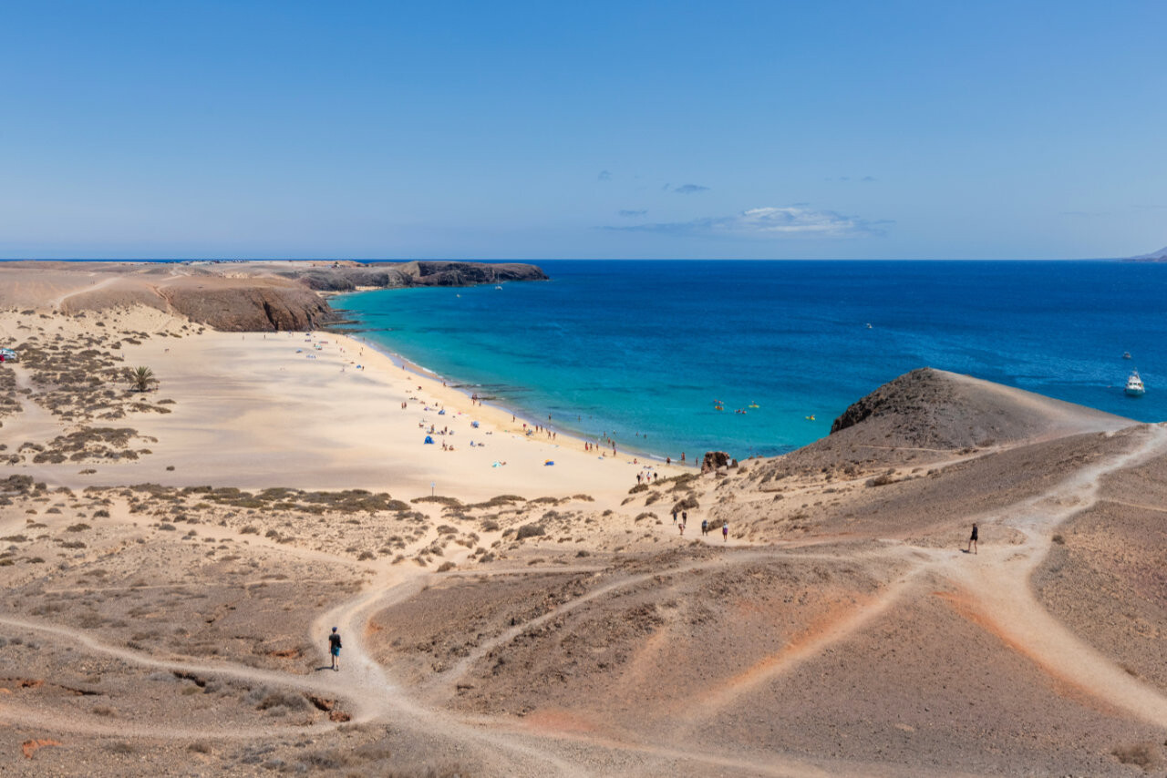 Beach in Lanzerote, Spain