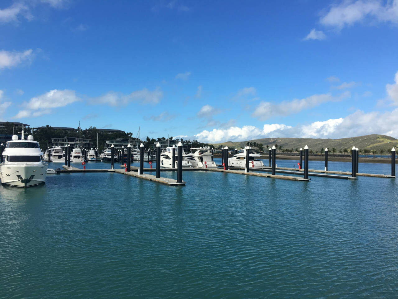 Airlie Beach marina in Far North Queensland