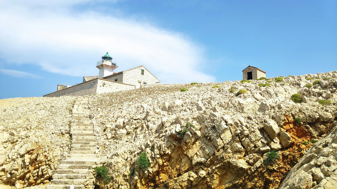 Abandoned Lighthouse in Baška, Croatia