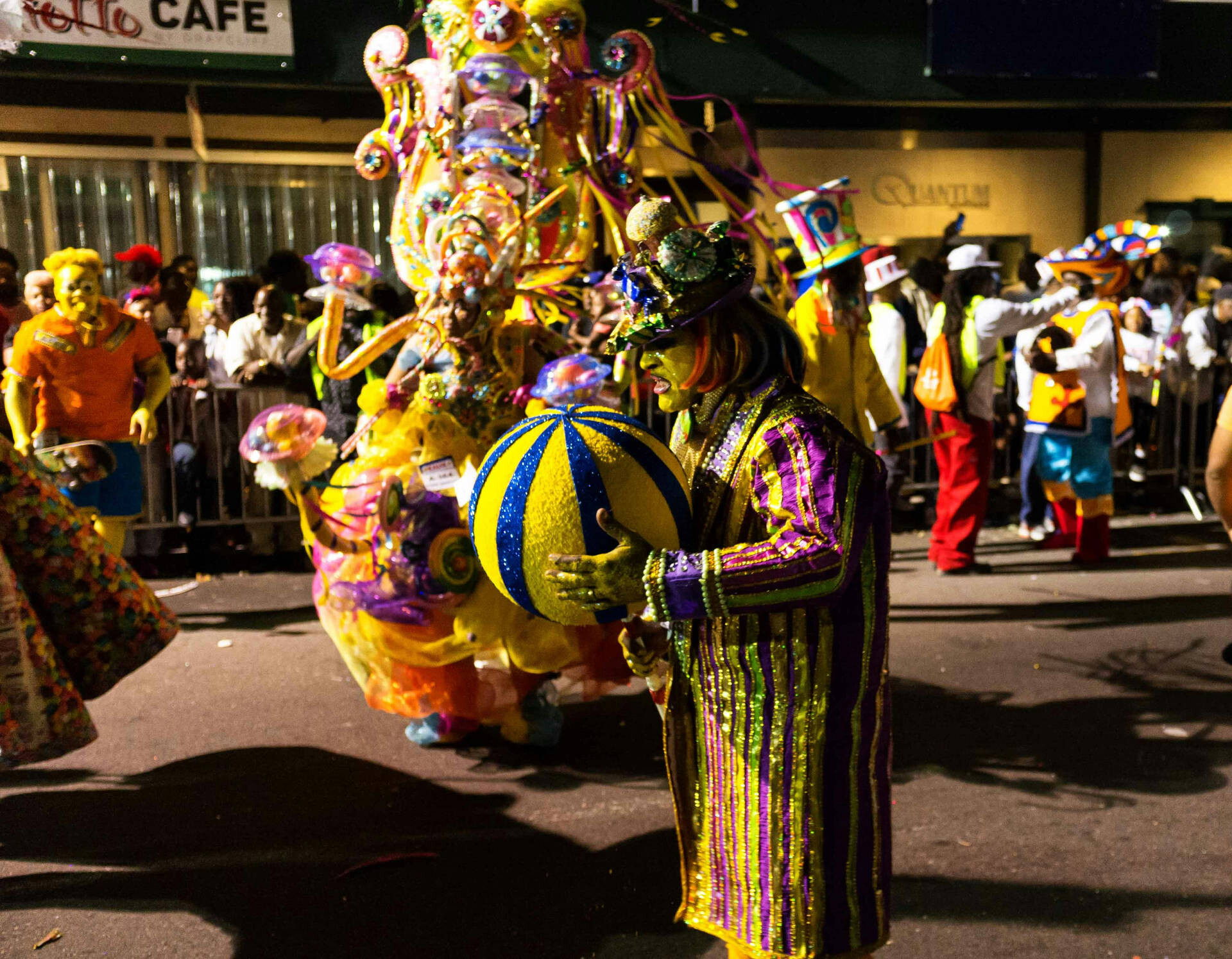 Jankanoo street parade in Nassau, The Bahamas