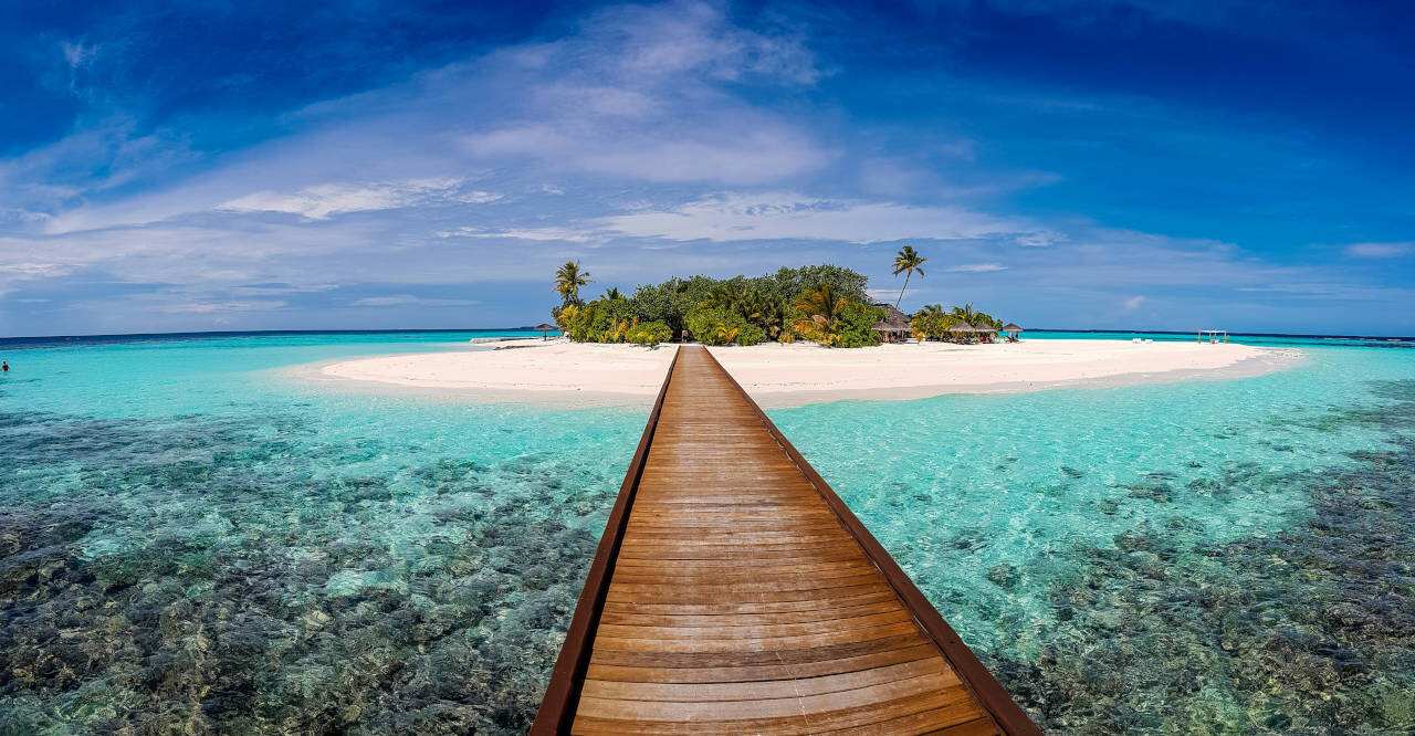 Sailing in Maldives