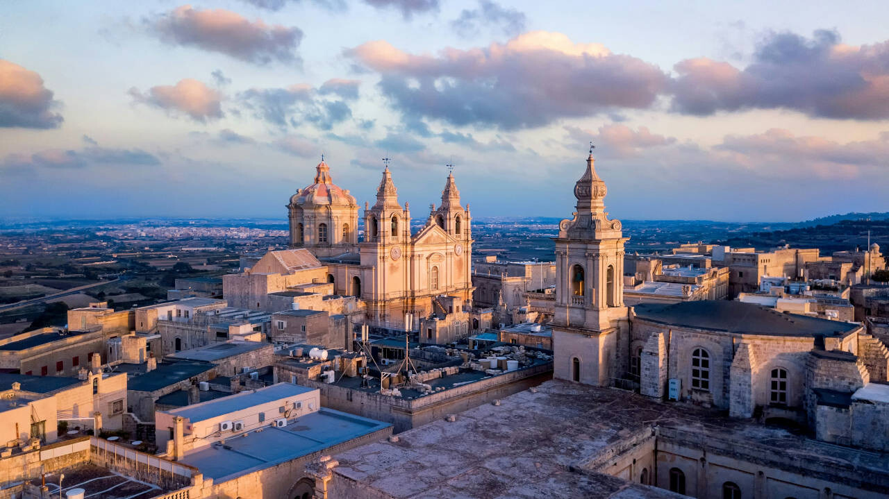 St. Paul Cathedral in medieval city Mdina