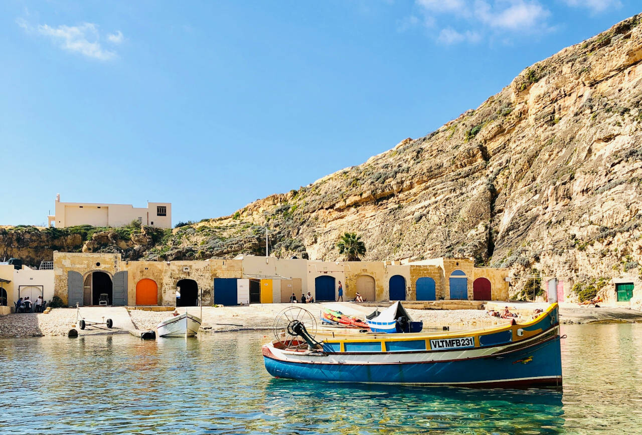 Fishing village in Malta