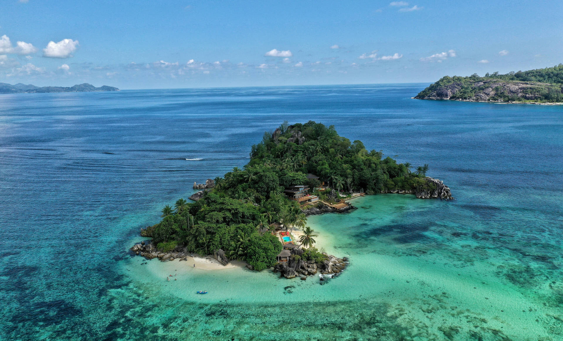 Beautiful island in Seychelles