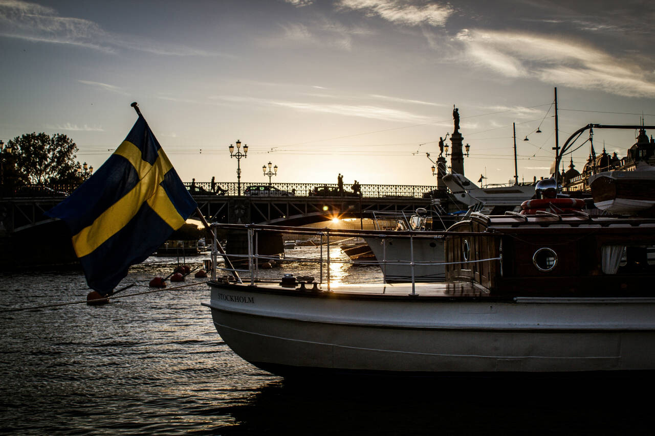 A boat in Stockholm, Sweden